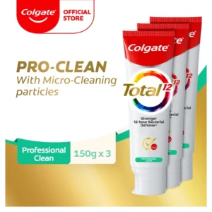 Colgate Total Professional Clean Gel Toothpaste (150g) [Bundle of 3]